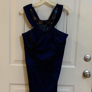 Navy Adrianna Papell dress size 12